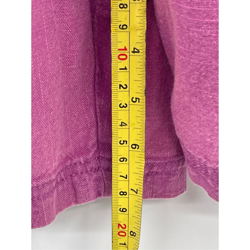 Free People Say So Trouser Shorts Women 8 Purple Pink Summer Bloom Cotton New - Picture 5 of 13